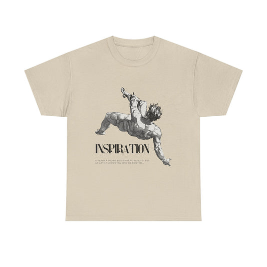 Inspiration Statue Art Tee — Classical Sculpture Graphic T-Shirt