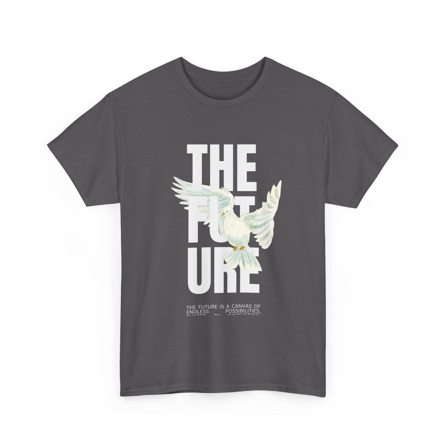 Dove Peace Tee — 'The Future' Soft White Graphic T-Shirt