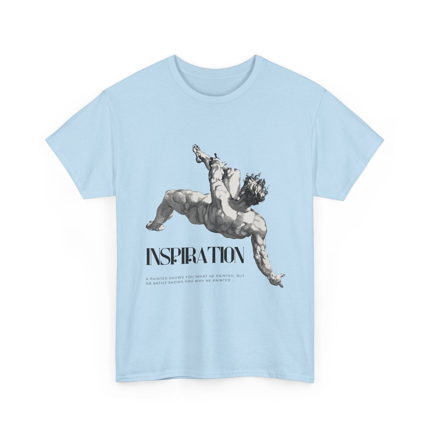 Inspiration Statue Art Tee — Classical Sculpture Graphic T-Shirt