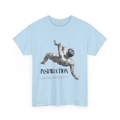 Inspiration Statue Art Tee — Classical Sculpture Graphic T-Shirt
