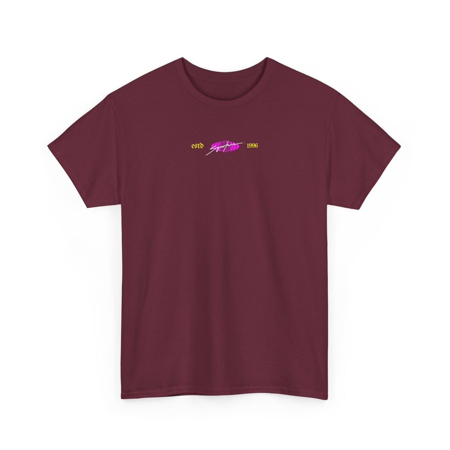 Fearless Statue Graphic Tee — Neon Streetwear T-Shirt