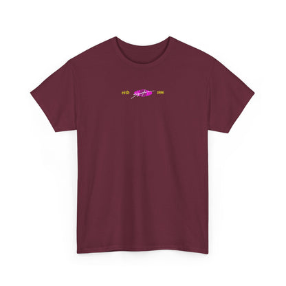 Fearless Statue Graphic Tee — Neon Streetwear T-Shirt