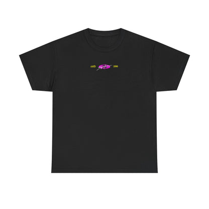 Fearless Statue Graphic Tee — Neon Streetwear T-Shirt