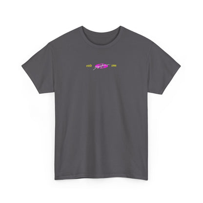 Fearless Statue Graphic Tee — Neon Streetwear T-Shirt
