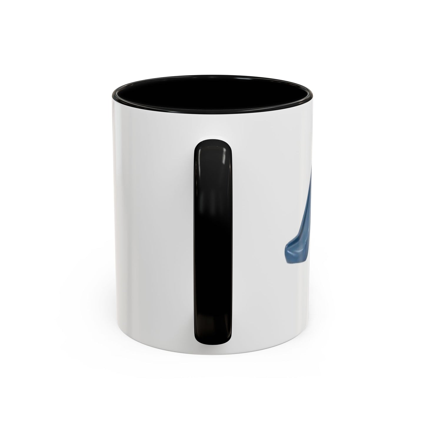 Cute Slide Cat Accent Coffee Mug — Cute Cat Coffee Cup (11/15oz)