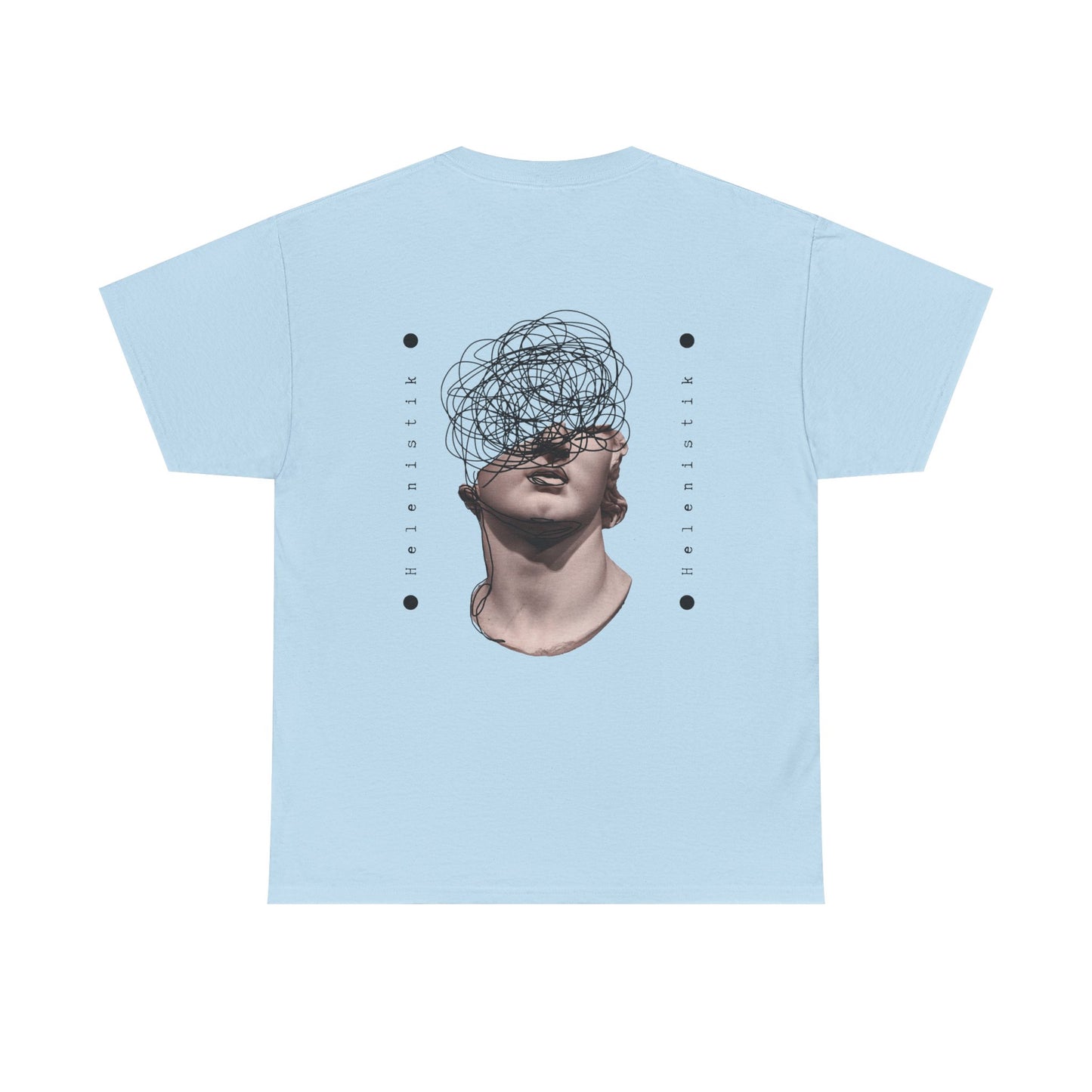 Abstract Mind Art Tee — Surreal Head Scribble Graphic T-Shirt