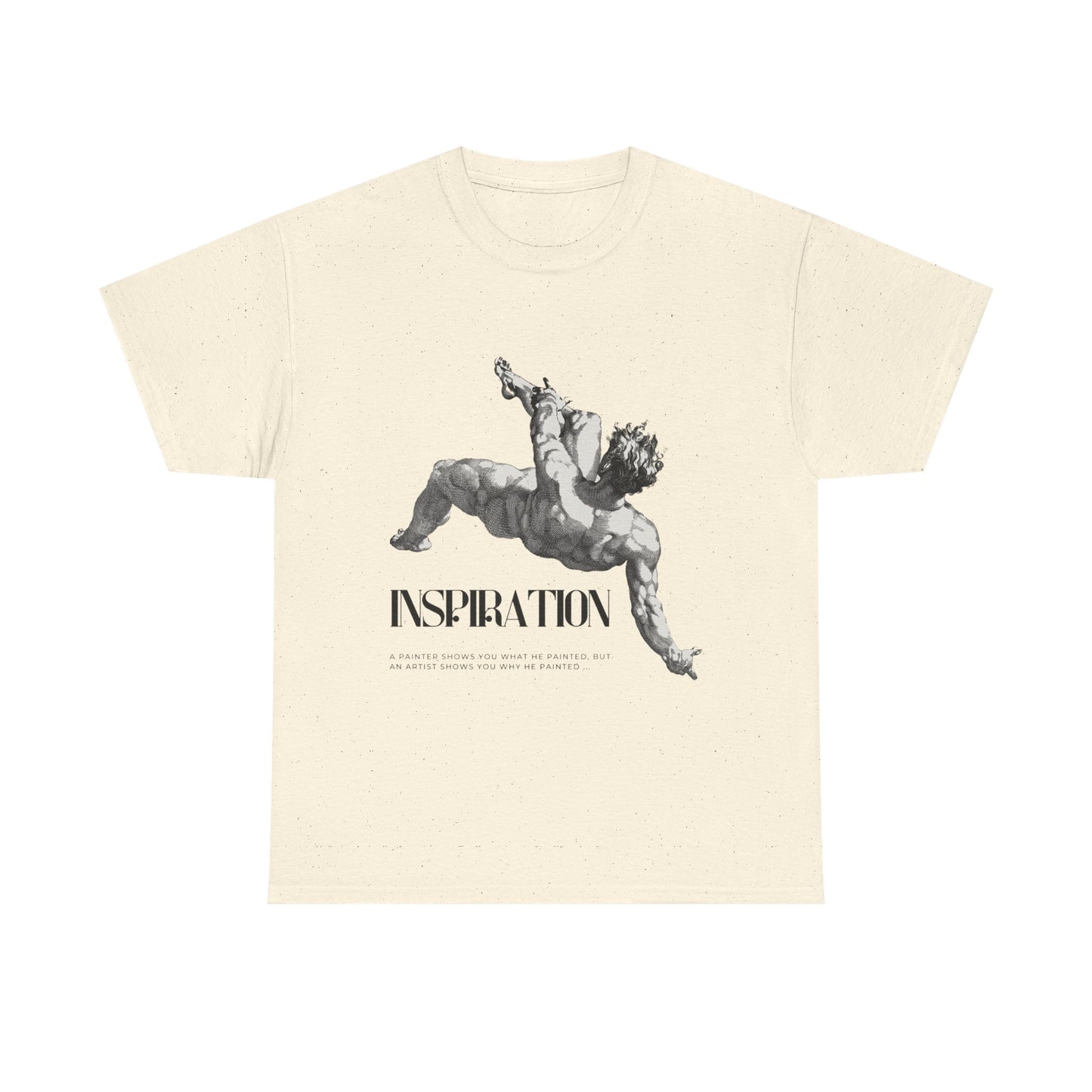 Inspiration Statue Art Tee — Classical Sculpture Graphic T-Shirt