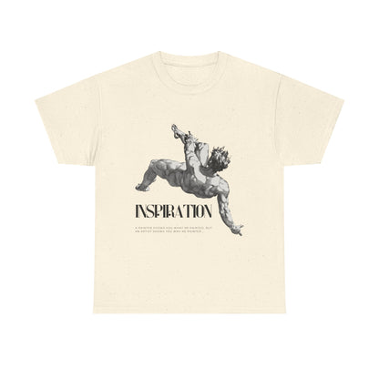 Inspiration Statue Art Tee — Classical Sculpture Graphic T-Shirt