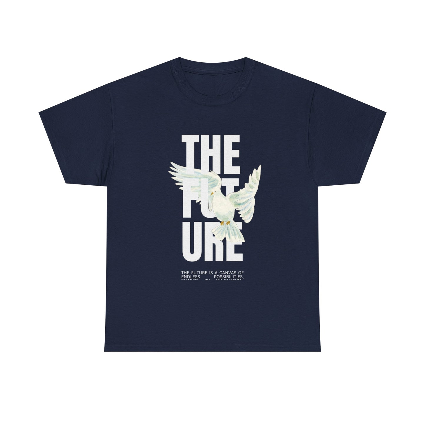 Dove Peace Tee — 'The Future' Soft White Graphic T-Shirt