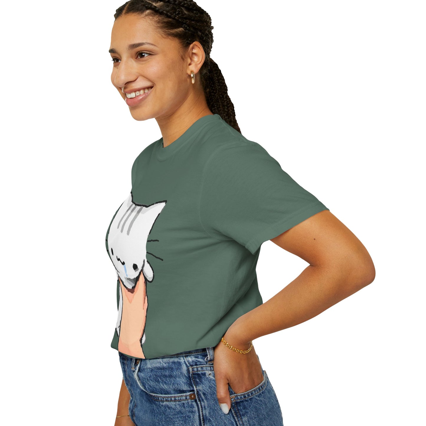 Cute Kitty Face-Squish T-Shirt