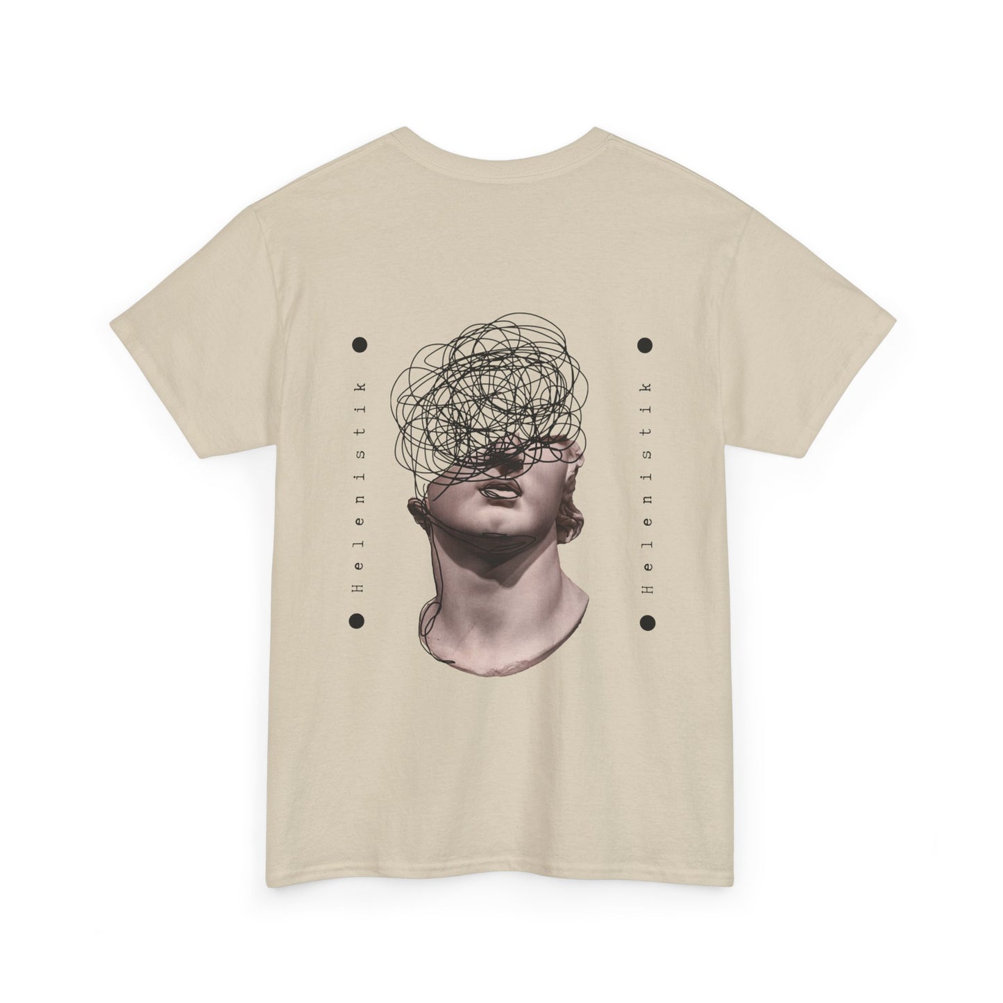Abstract Mind Art Tee — Surreal Head Scribble Graphic T-Shirt