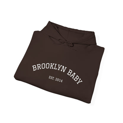 Brooklyn Baby Hoodie – Minimalist 'BROOKLYN BABY EST 2014' Pullover