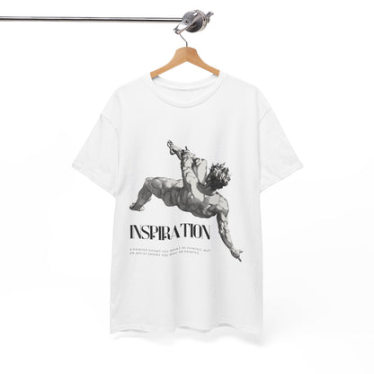 Inspiration Statue Art Tee — Classical Sculpture Graphic T-Shirt