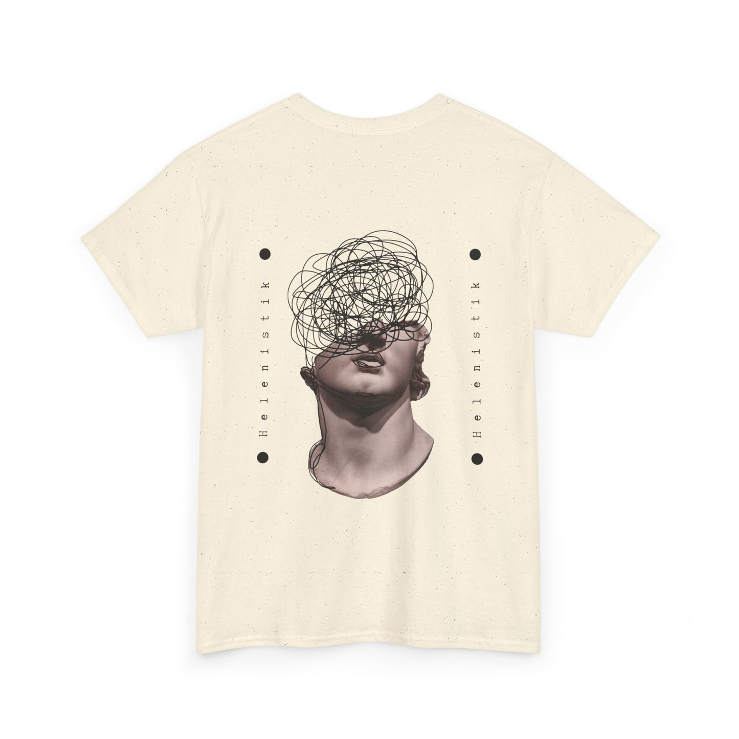 Abstract Mind Art Tee — Surreal Head Scribble Graphic T-Shirt