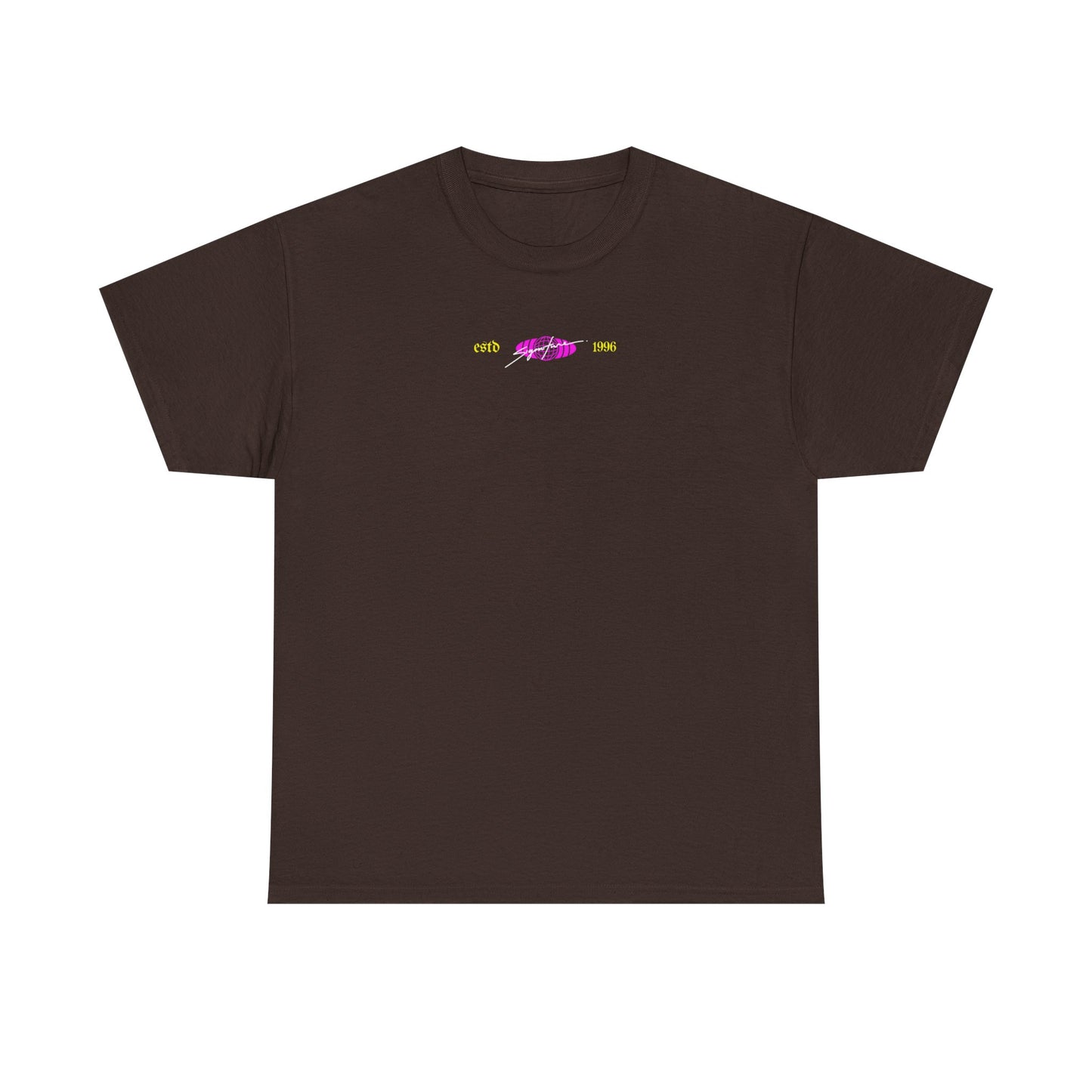 Fearless Statue Graphic Tee — Neon Streetwear T-Shirt
