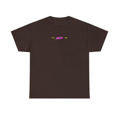 Fearless Statue Graphic Tee — Neon Streetwear T-Shirt