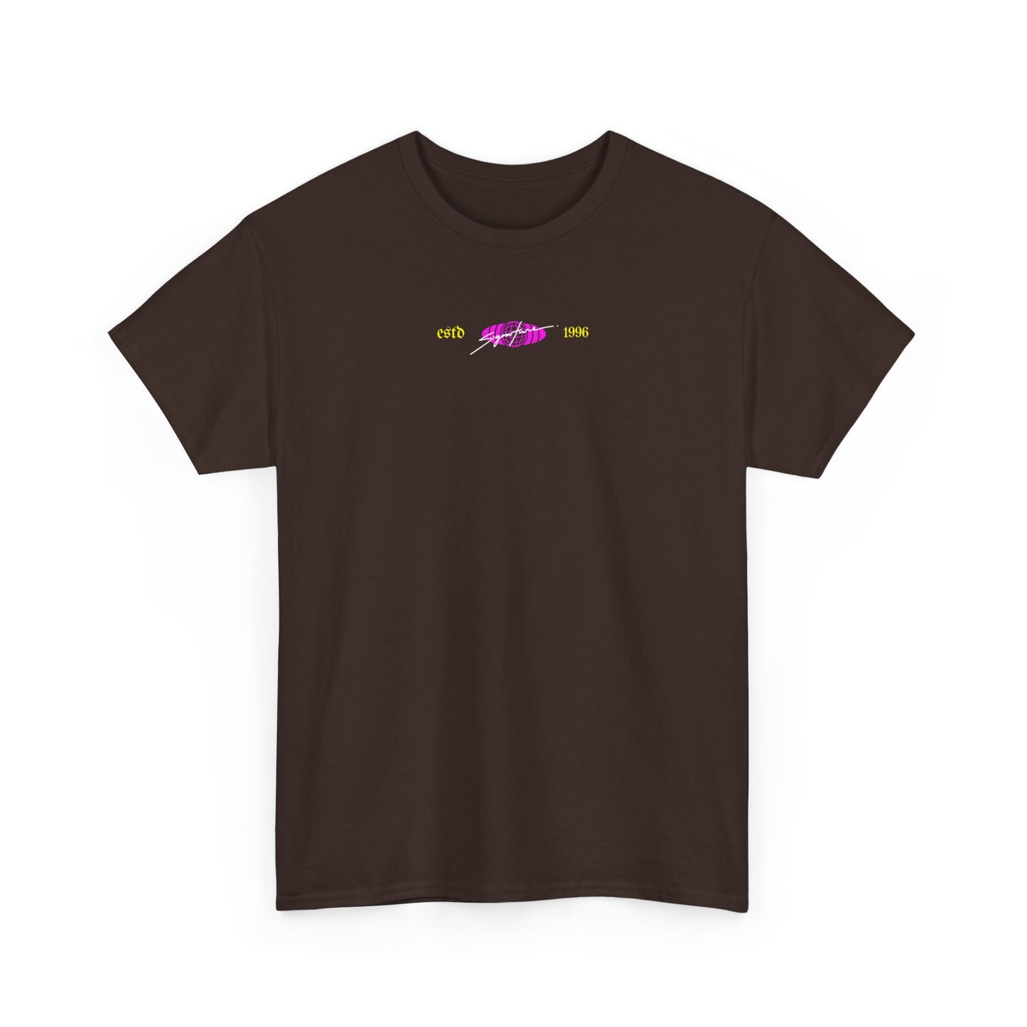 Fearless Statue Graphic Tee — Neon Streetwear T-Shirt