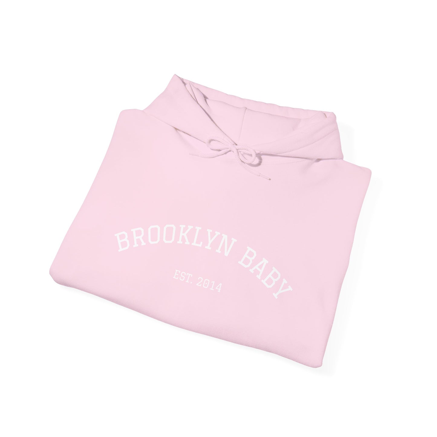 Brooklyn Baby Hoodie – Minimalist 'BROOKLYN BABY EST 2014' Pullover