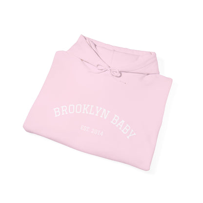 Brooklyn Baby Hoodie – Minimalist 'BROOKLYN BABY EST 2014' Pullover