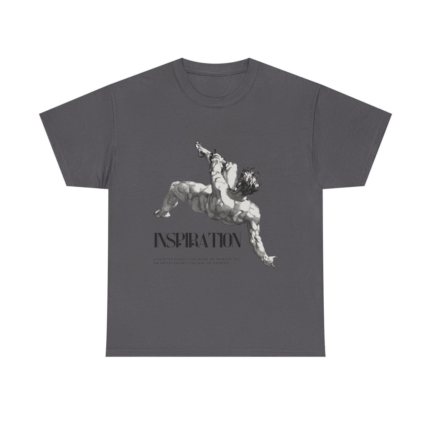 Inspiration Statue Art Tee — Classical Sculpture Graphic T-Shirt