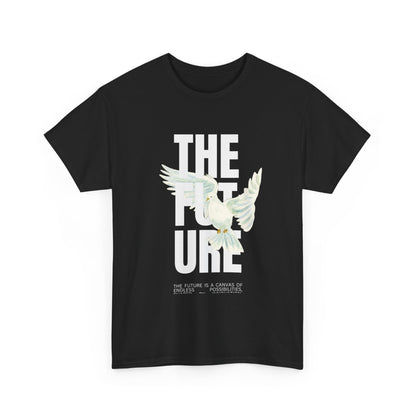 Dove Peace Tee — 'The Future' Soft White Graphic T-Shirt