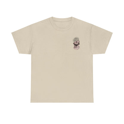 Abstract Mind Art Tee — Surreal Head Scribble Graphic T-Shirt