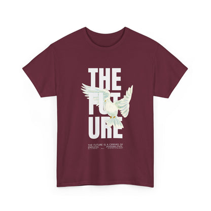 Dove Peace Tee — 'The Future' Soft White Graphic T-Shirt