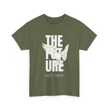 Dove Peace Tee — 'The Future' Soft White Graphic T-Shirt