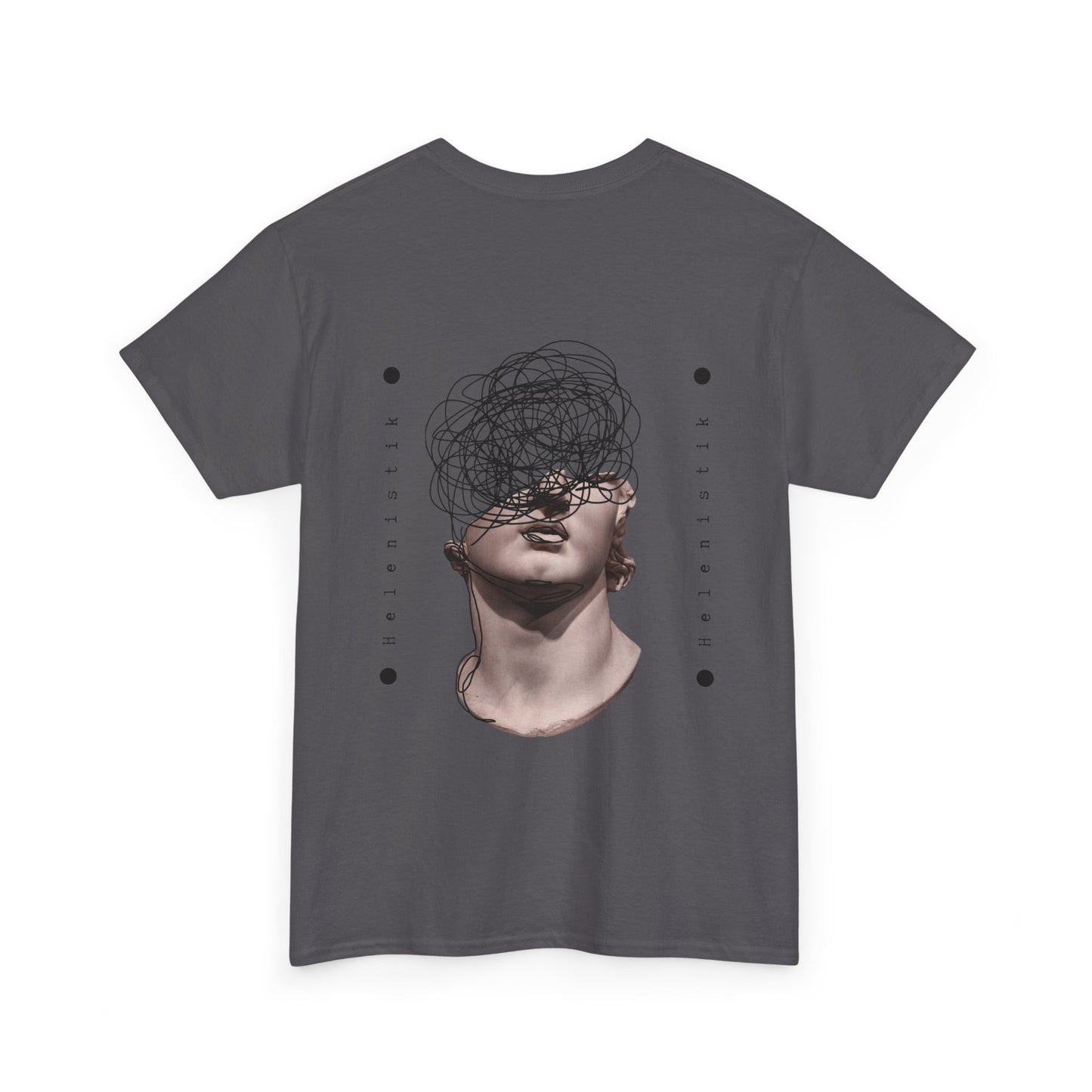 Abstract Mind Art Tee — Surreal Head Scribble Graphic T-Shirt