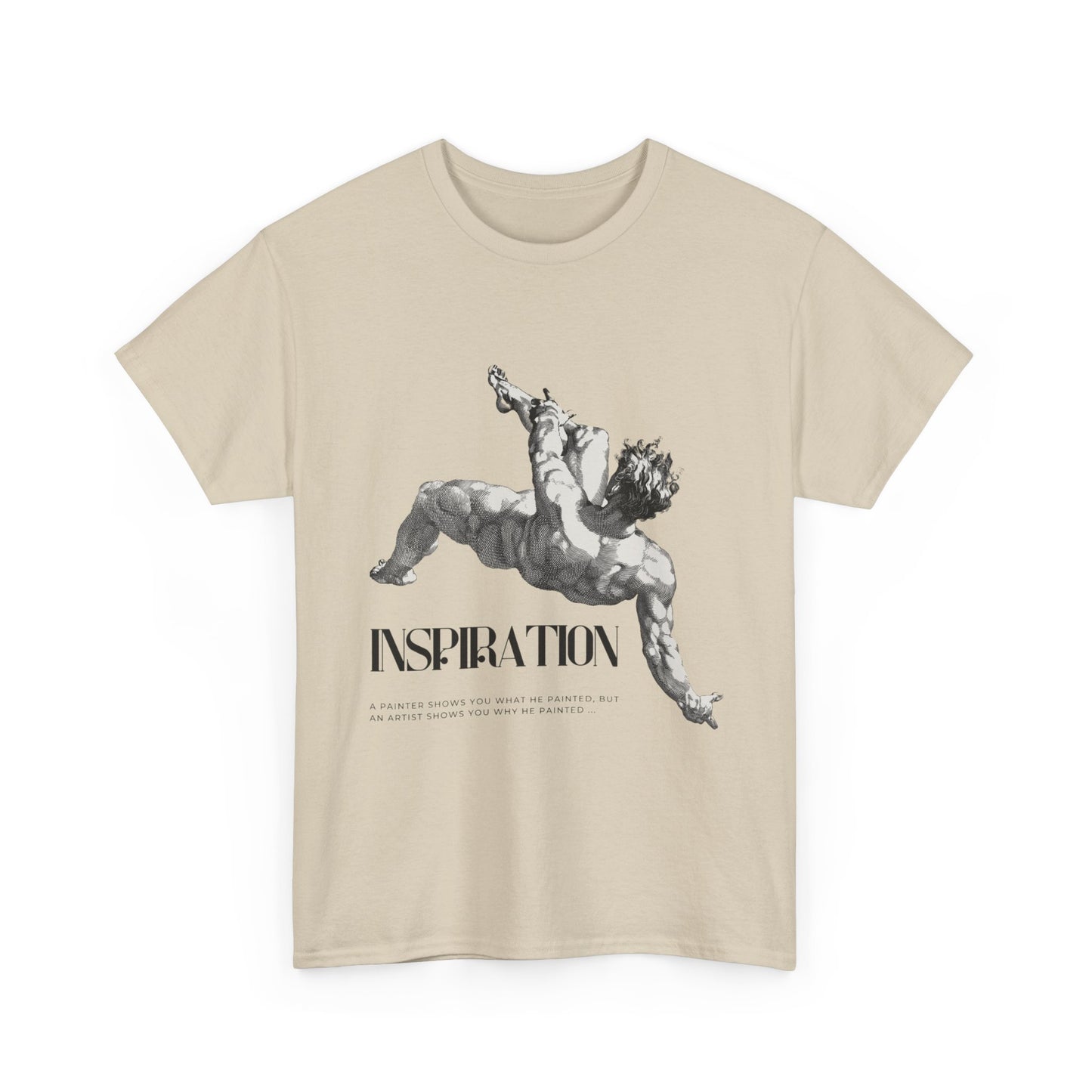 Inspiration Statue Art Tee — Classical Sculpture Graphic T-Shirt