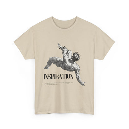 Inspiration Statue Art Tee — Classical Sculpture Graphic T-Shirt