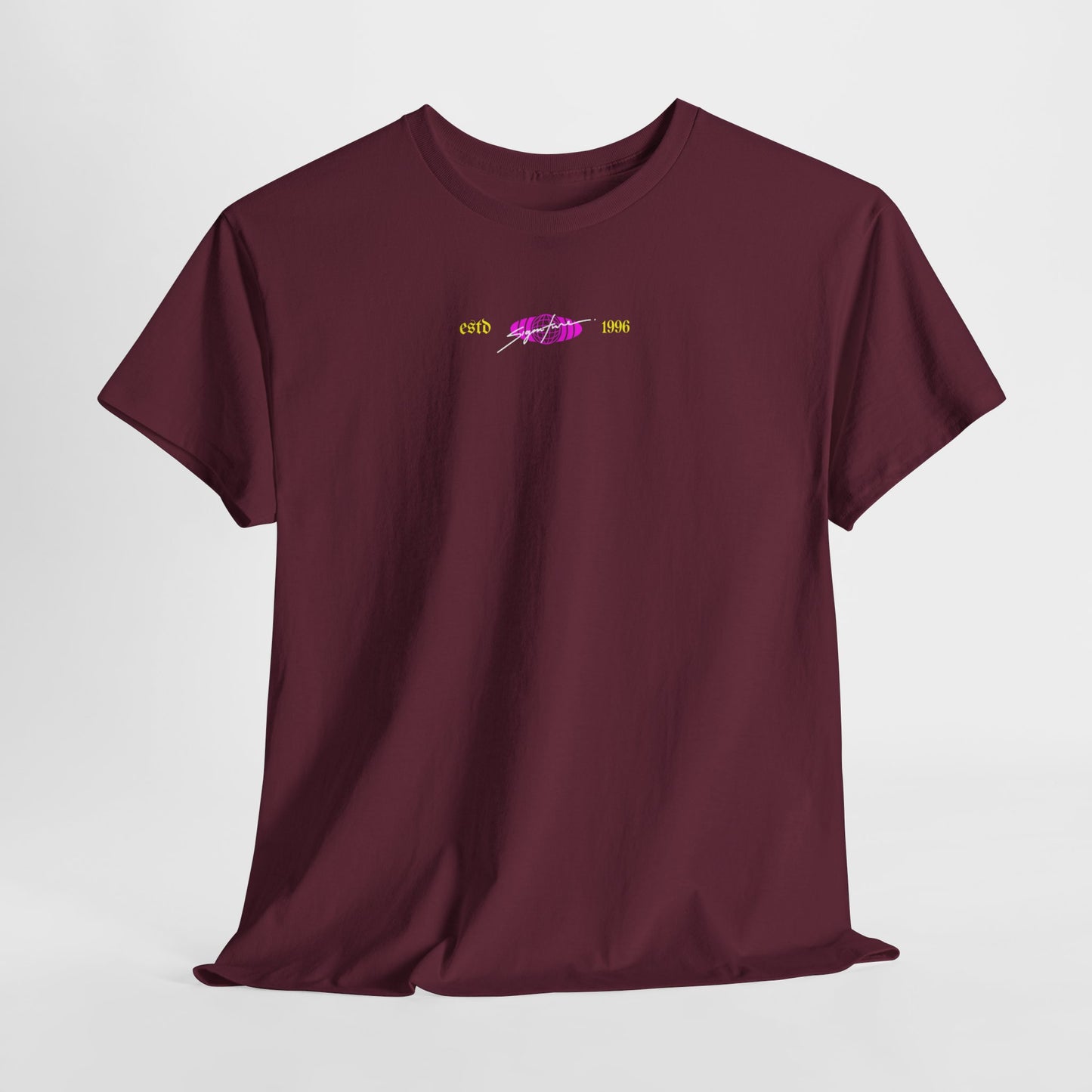 Fearless Statue Graphic Tee — Neon Streetwear T-Shirt
