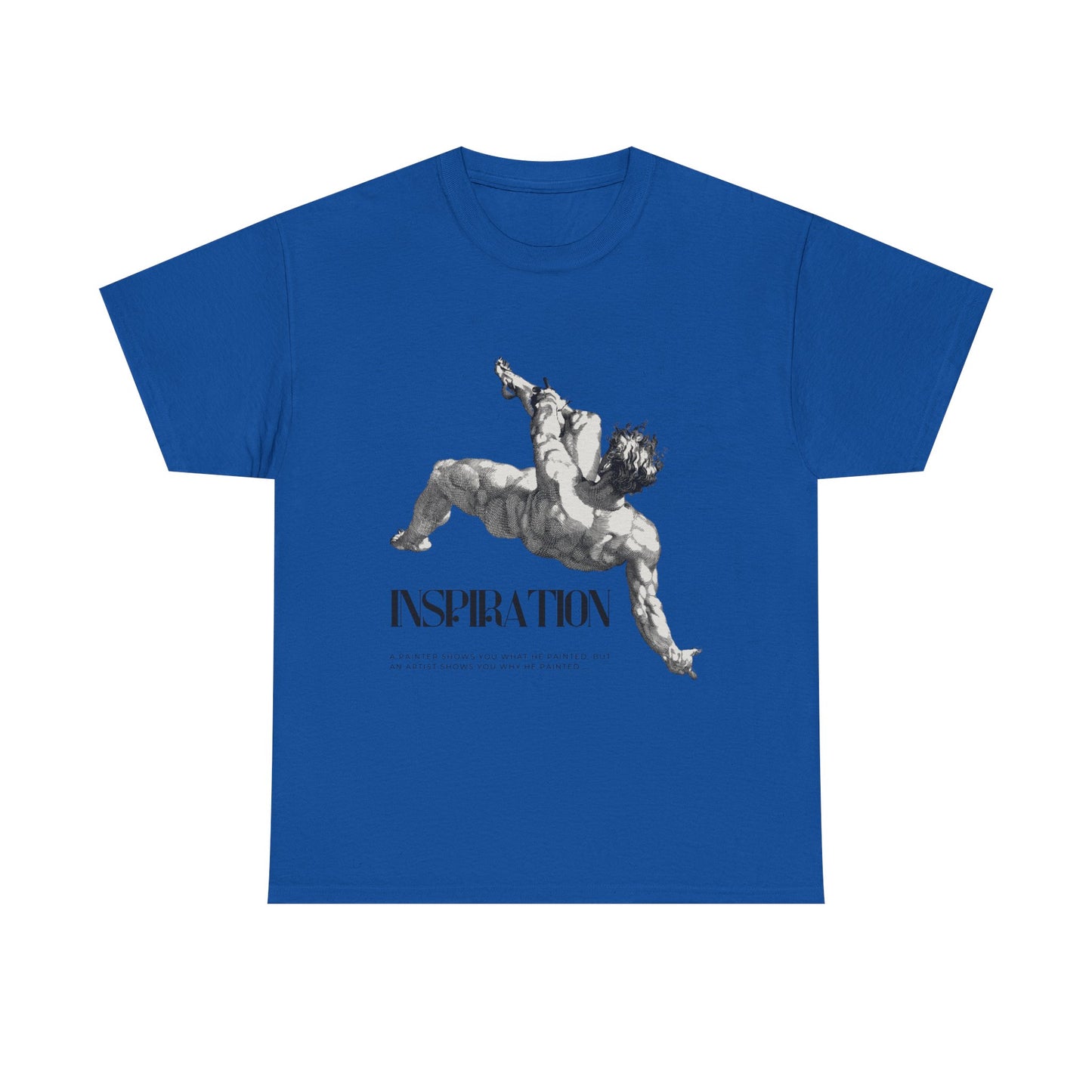 Inspiration Statue Art Tee — Classical Sculpture Graphic T-Shirt