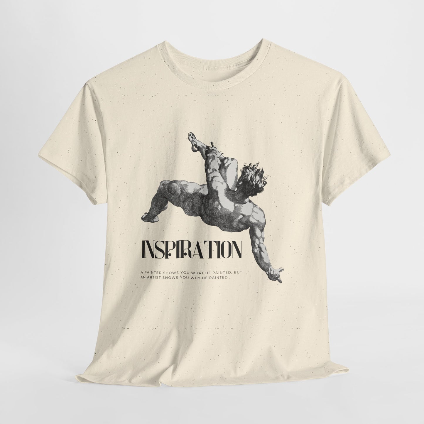 Inspiration Statue Art Tee — Classical Sculpture Graphic T-Shirt