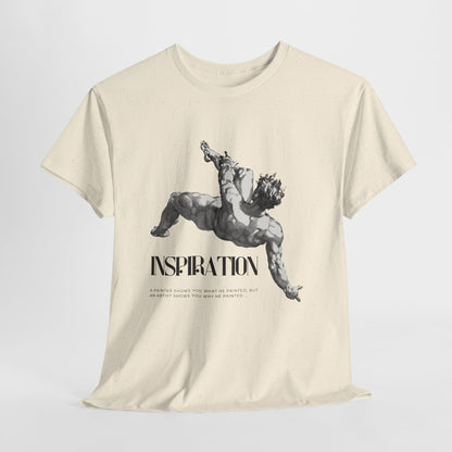 Inspiration Statue Art Tee — Classical Sculpture Graphic T-Shirt