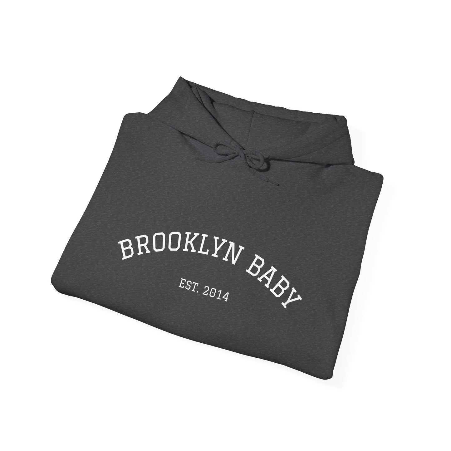 Brooklyn Baby Hoodie – Minimalist 'BROOKLYN BABY EST 2014' Pullover
