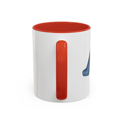 Cute Slide Cat Accent Coffee Mug — Cute Cat Coffee Cup (11/15oz)