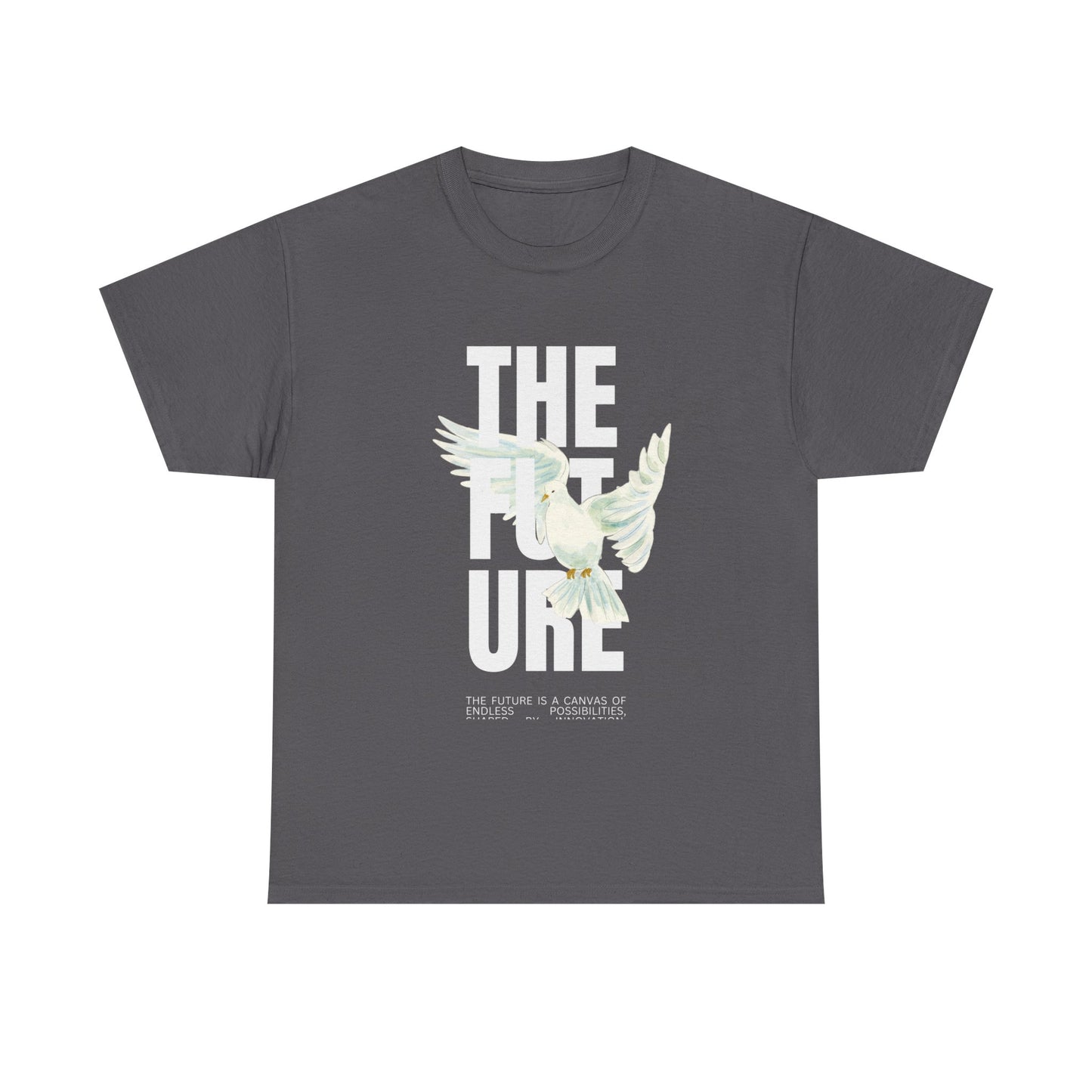 Dove Peace Tee — 'The Future' Soft White Graphic T-Shirt