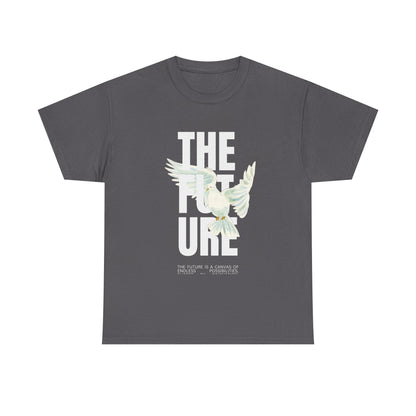Dove Peace Tee — 'The Future' Soft White Graphic T-Shirt