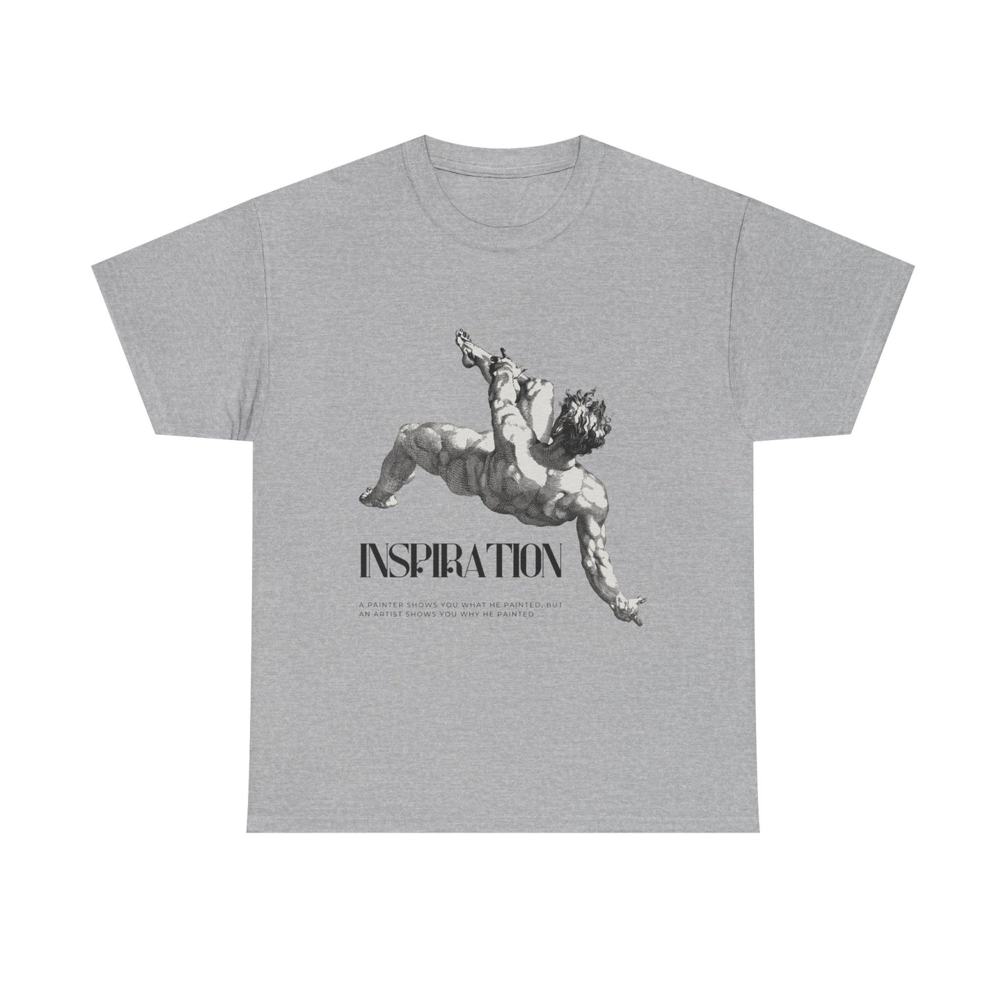 Inspiration Statue Art Tee — Classical Sculpture Graphic T-Shirt