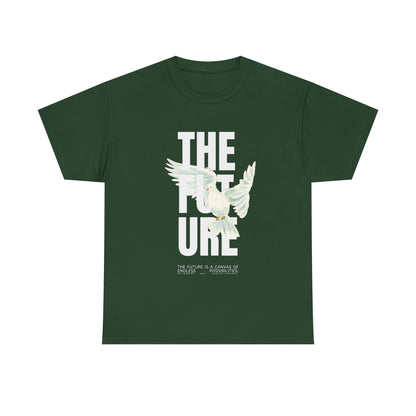 Dove Peace Tee — 'The Future' Soft White Graphic T-Shirt