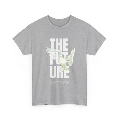 Dove Peace Tee — 'The Future' Soft White Graphic T-Shirt
