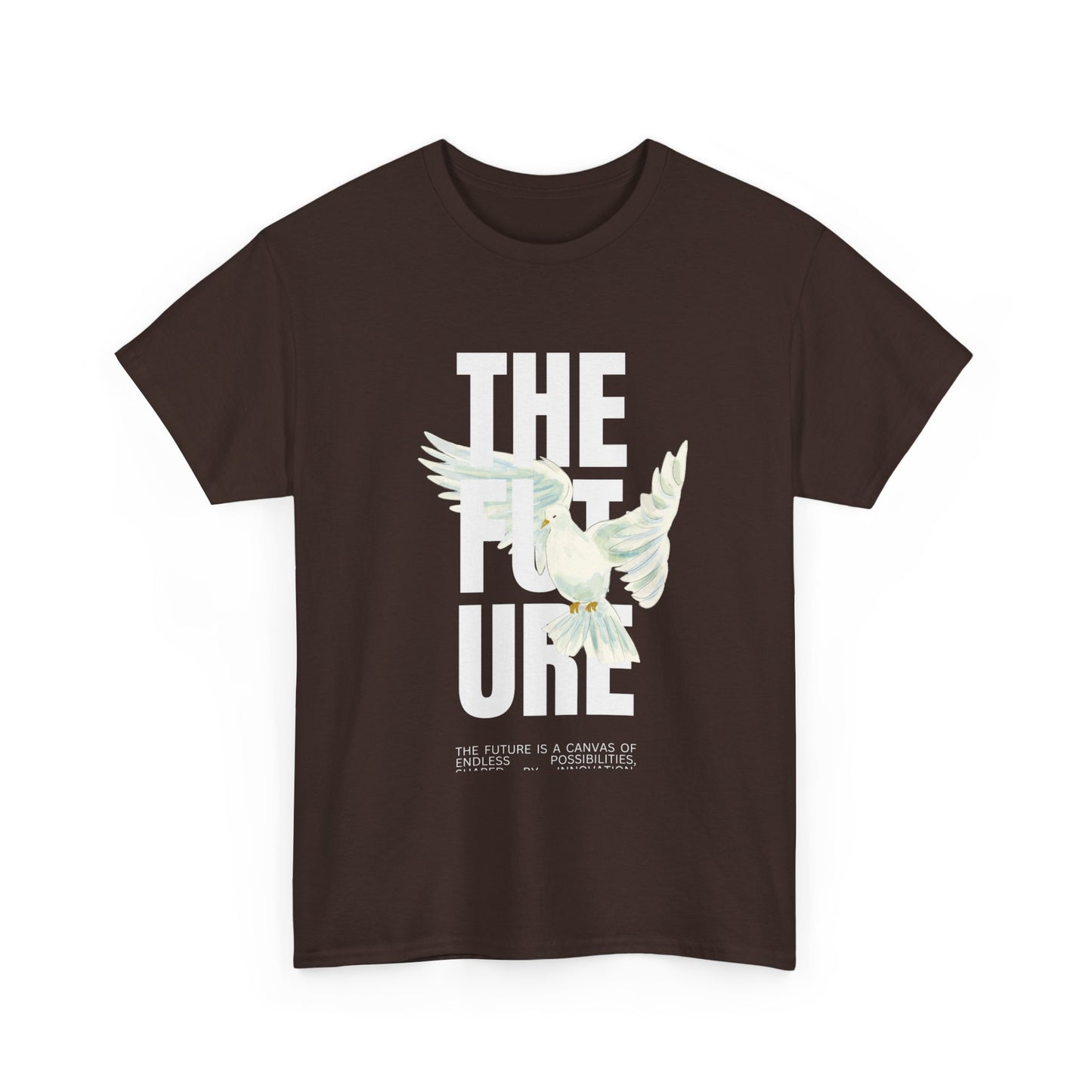 Dove Peace Tee — 'The Future' Soft White Graphic T-Shirt