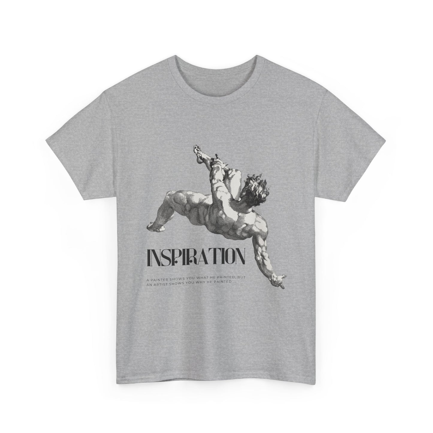 Inspiration Statue Art Tee — Classical Sculpture Graphic T-Shirt