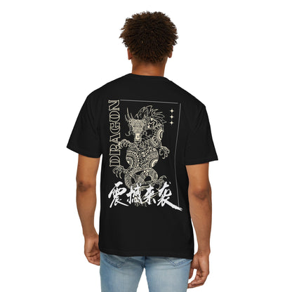 Dragon Graphic T-Shirt — Vintage Japanese Kanji Design