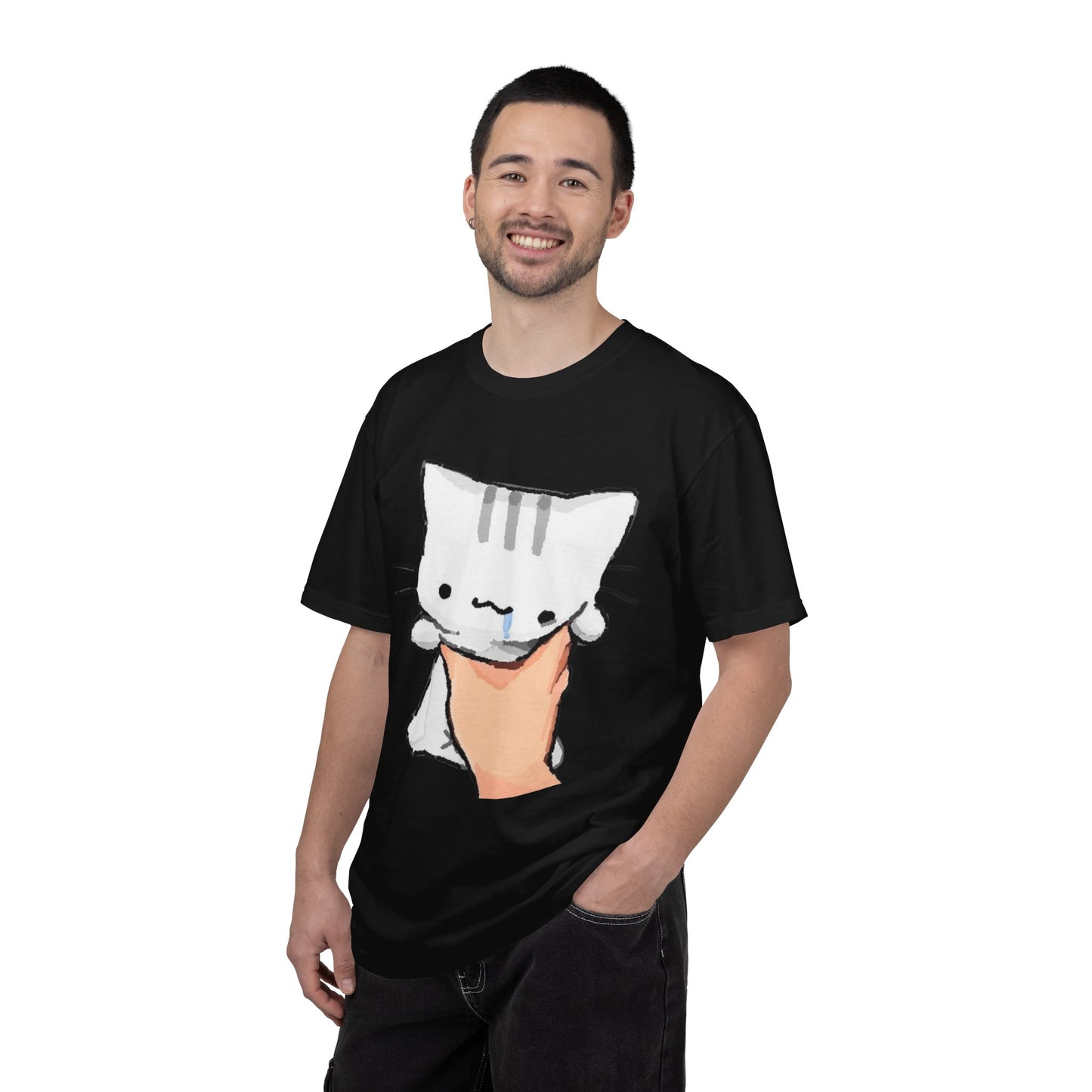 Cute Kitty Face-Squish T-Shirt