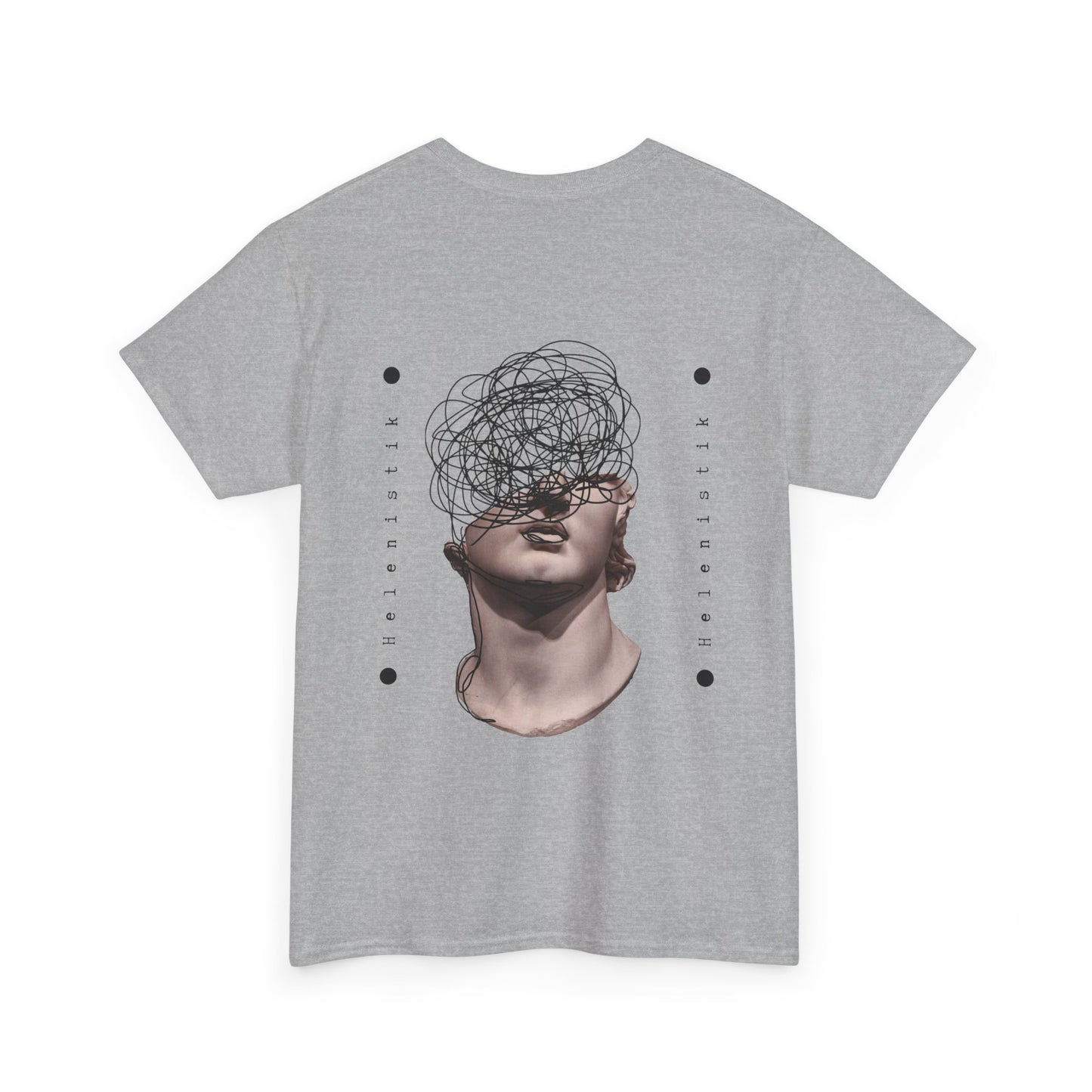 Abstract Mind Art Tee — Surreal Head Scribble Graphic T-Shirt