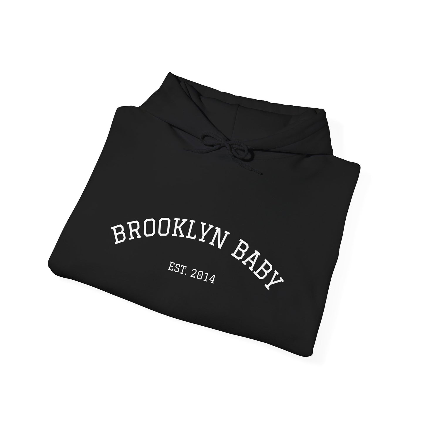 Brooklyn Baby Hoodie – Minimalist 'BROOKLYN BABY EST 2014' Pullover