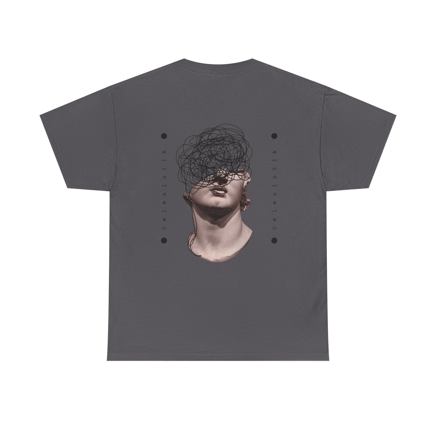 Abstract Mind Art Tee — Surreal Head Scribble Graphic T-Shirt