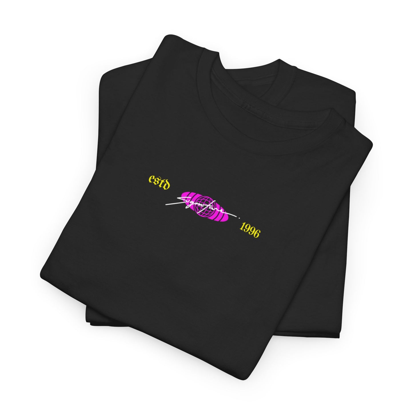 Fearless Statue Graphic Tee — Neon Streetwear T-Shirt